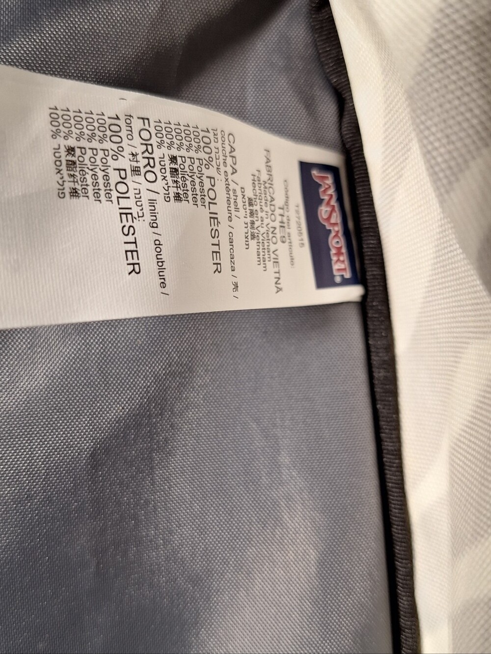 NWT Jansport Rolling Backpack, Black & White Zebra Stripes, NEW with Tags - Picture 9 of 15